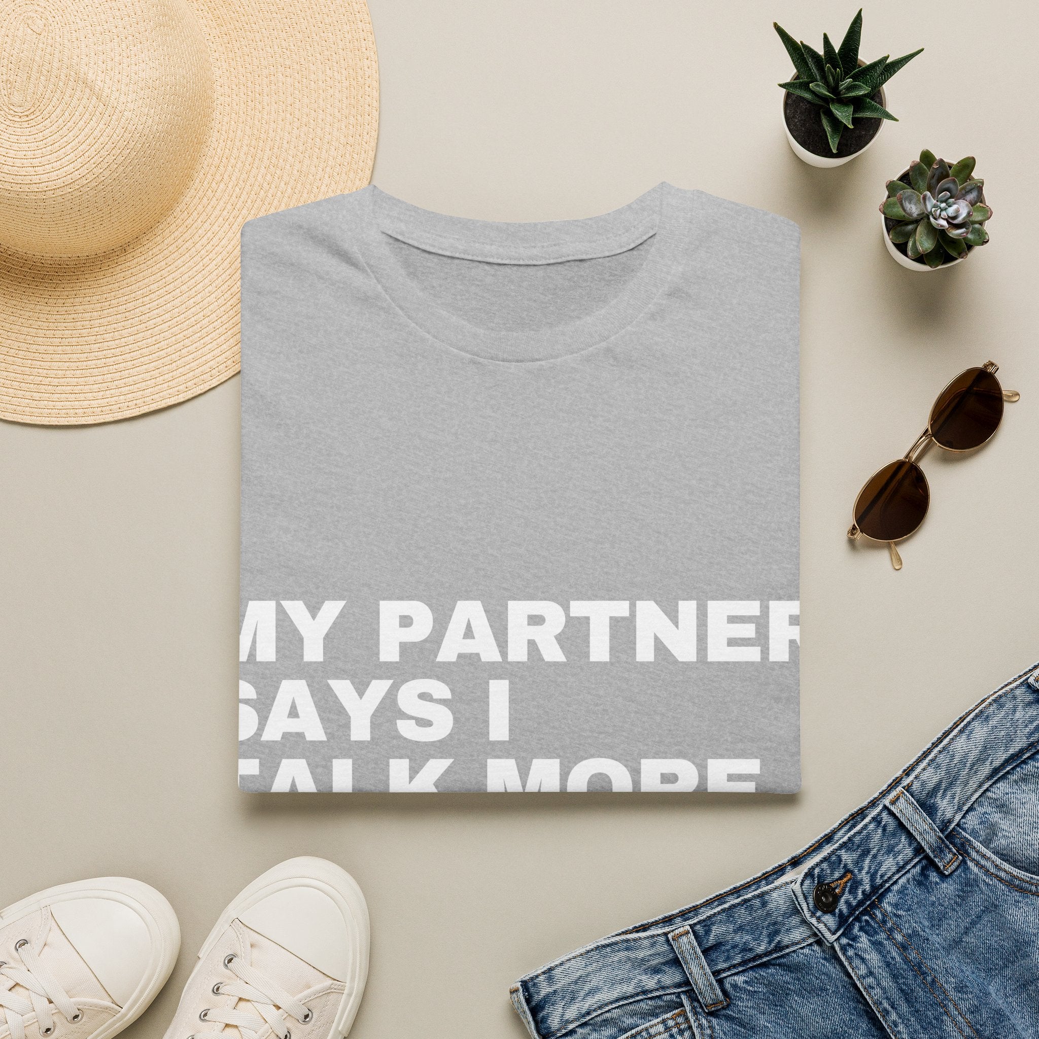 My Partner Says I Talk More With AI Than Them T-Shirt | Funny AI Gift