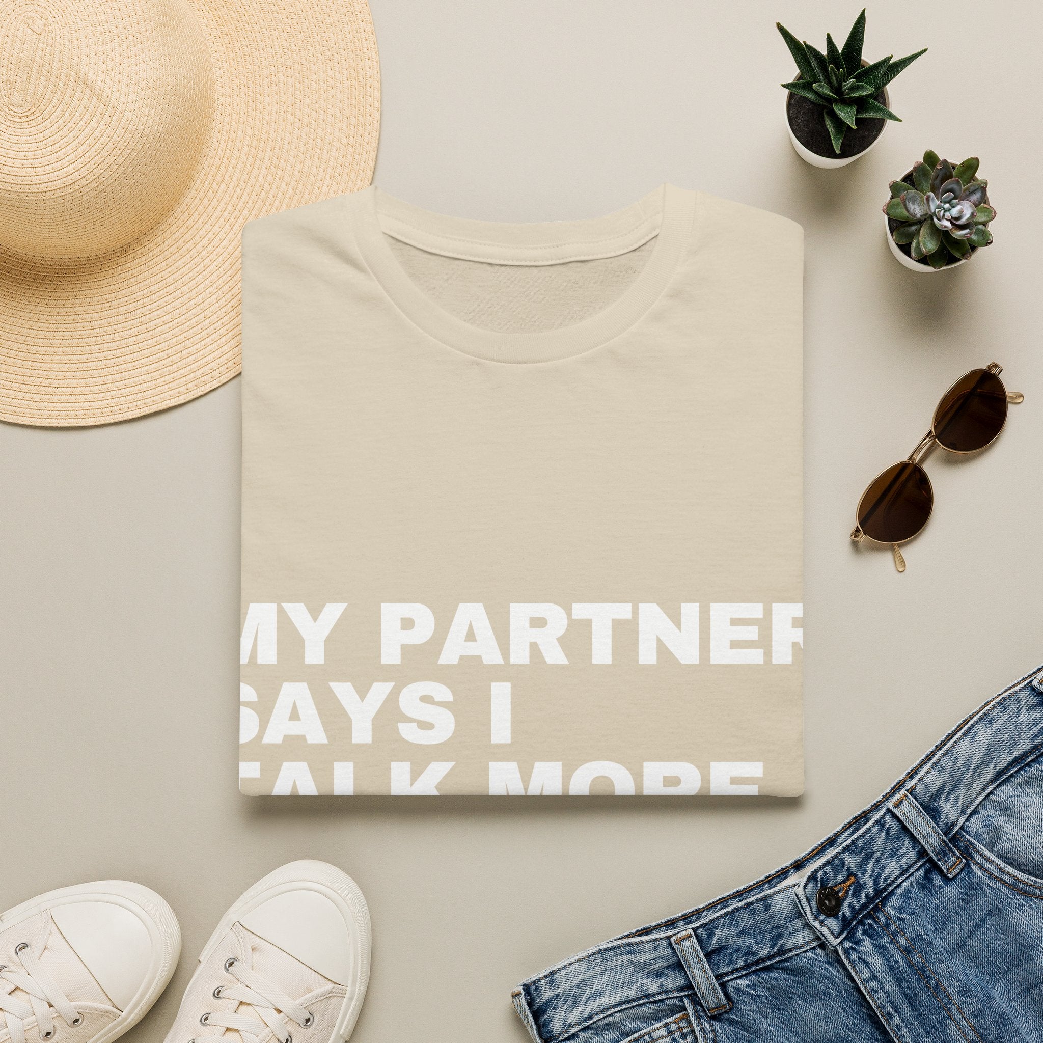 My Partner Says I Talk More With AI Than Them T-Shirt | Funny AI Gift