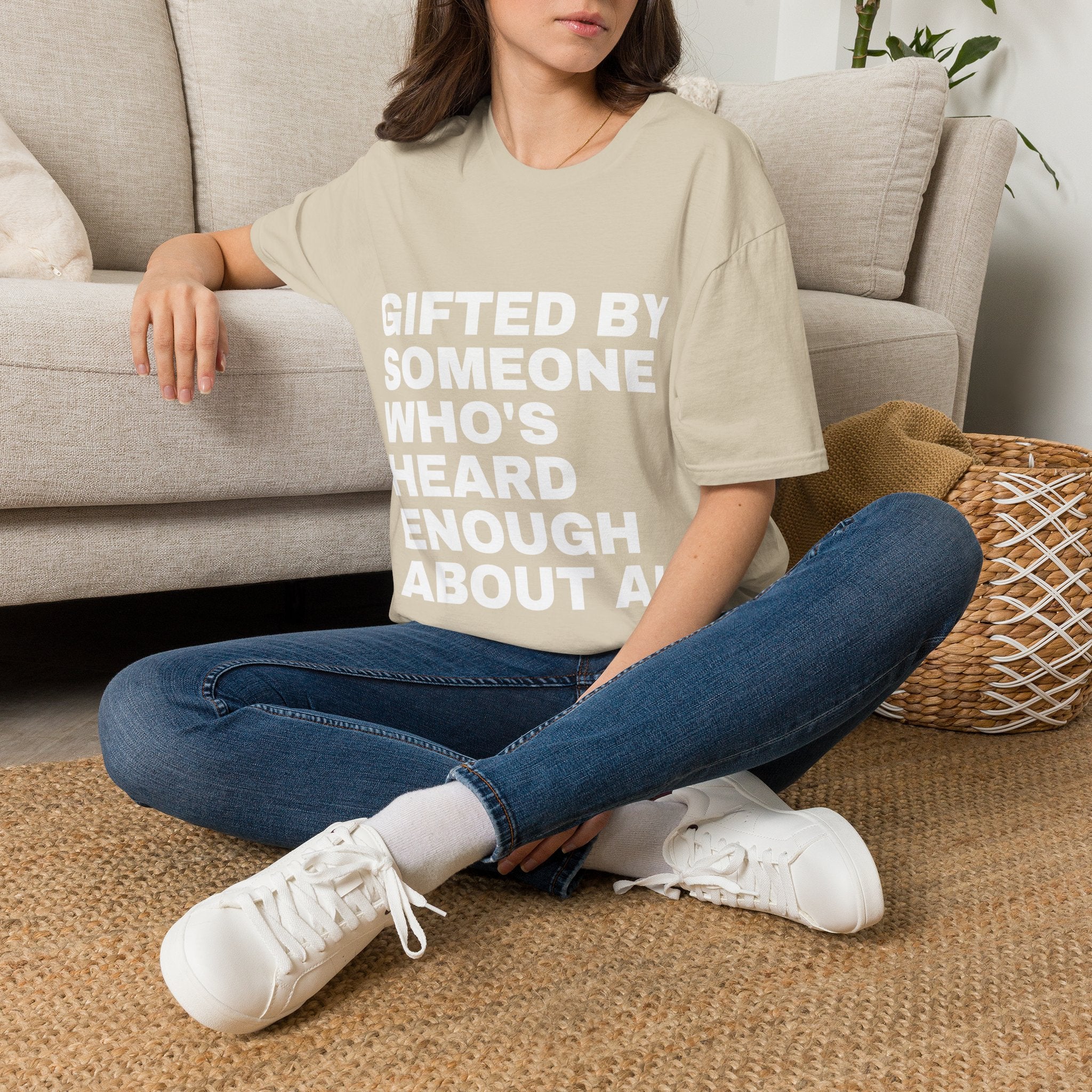 Gifted By Someone Who's Heard Enough About AI T-Shirt | Funny AI Gift